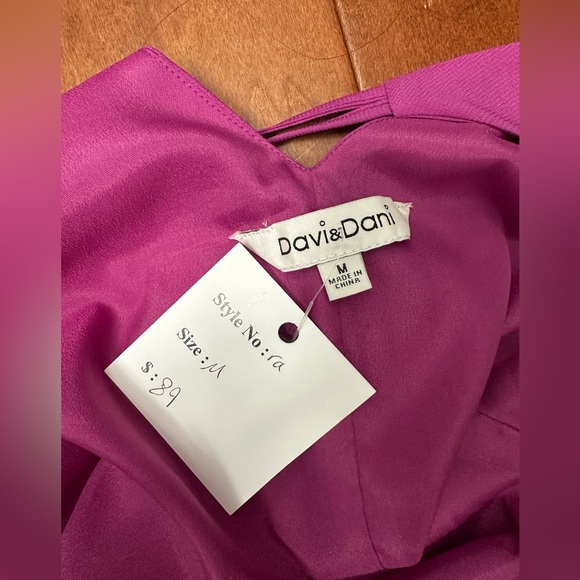 Purple dress medium NWT - Picture 3 of 3